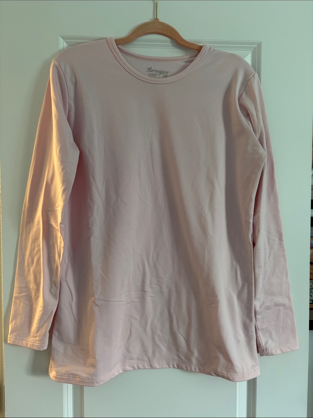 Thermajane Light Pink Crewneck Pullover - 2XL